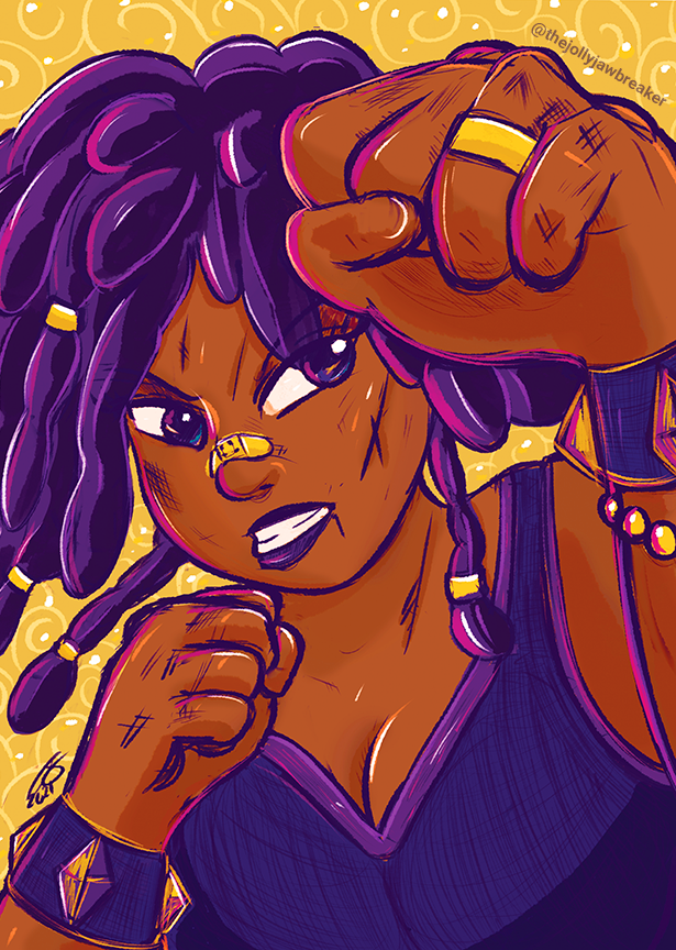 thejollyjawbreaker-joslyn-schmitt-illustration-fighter-babe